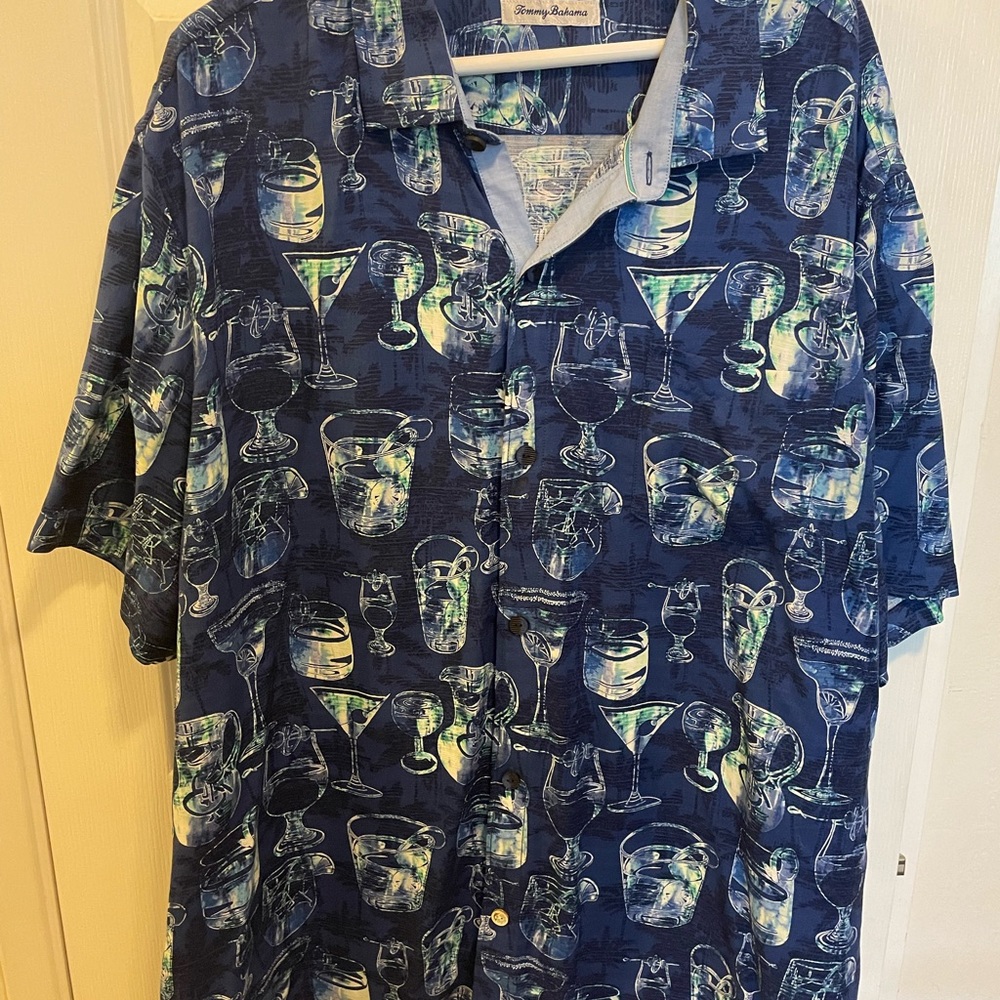 Mens Tommy Bahama ss button down shirt